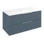 CIRASA Vanity Unité 99,8x52x46cm, bande de sienne CIRASA Vanity Unité 99,8x52x46cm, bande de sienne