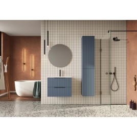 CIRASA Vanity Unité 99,8x52x46cm, bande de sienne