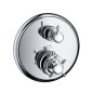 Axor Montreux - Mitigeur thermostatique encastré avec vanne d’arrêt, nickel brossé 16800820