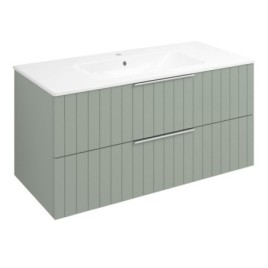 CIRASA Vanity Unité 99,8x52x46cm, bande verde