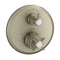 Axor Montreux - Mitigeur thermostatique encastré avec vanne d’arrêt et inverseur, nickel brossé 16820820