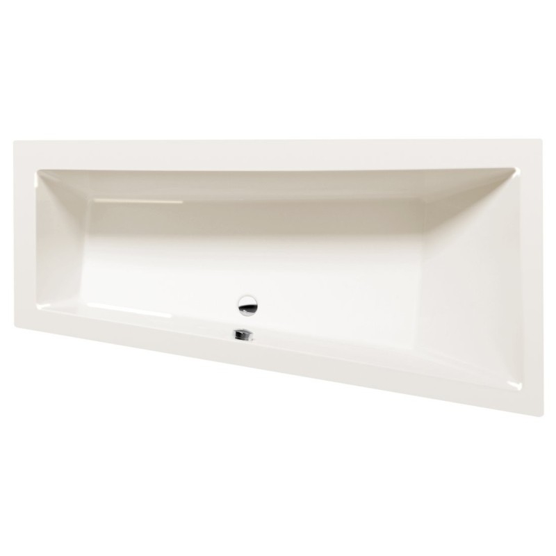 ANDRA R Bain asymétrique 170x90x45cm, ivoire ANDRA R Bain asymétrique 170x90x45cm, ivoire