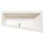 ANDRA R Bain asymétrique 170x90x45cm, ivoire ANDRA R Bain asymétrique 170x90x45cm, ivoire
