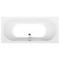 LEVANA Bain rectangulaire 170x80x39cm, Blanc mat