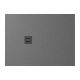 TRENECA Cast Marble Shower Tray 120x90cm, Cuttable According to Your Req, gris mat