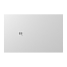 TRENECA Cast Marble Shower Tray 140x90cm, Cuttable selon votre Req, blanc mat