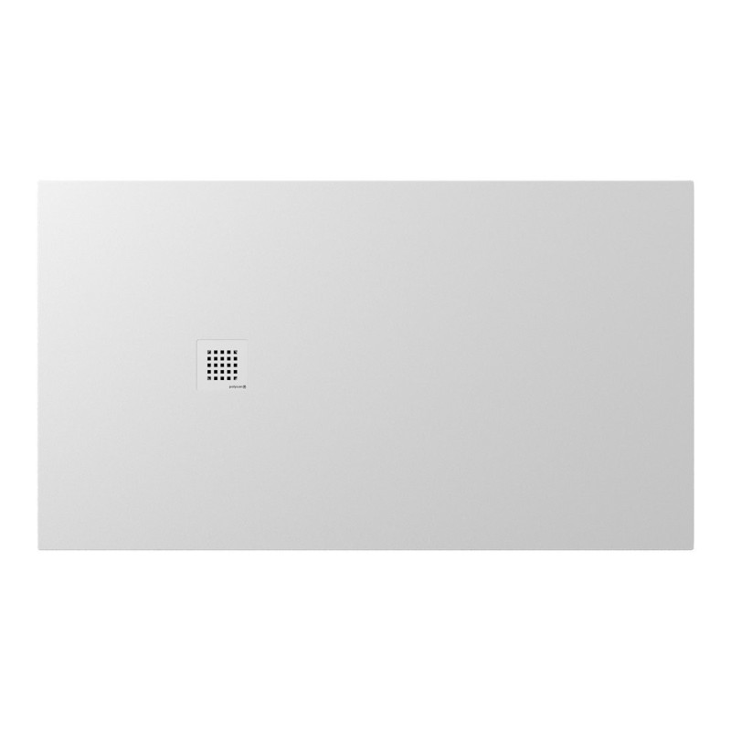 TRENECA Cast Marble Shower Tray 160x90cm, Cuttable selon votre Req, blanc mat
