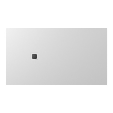 TRENECA Cast Marble Shower Tray 160x90cm, Cuttable selon votre Req, blanc mat