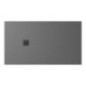 TRENECA Cast Marble Shower Tray 160x90cm, Cuttable selon votre Req, gris mat TRENECA Cast Marble Shower Tray 160x90cm, Cuttable selon votre Req, gris mat
