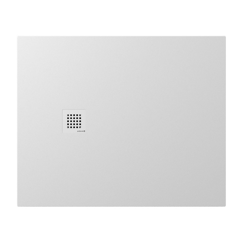 TRENECA Cast Marble Shower Tray 110x90cm, Cuttable selon votre Req, blanc mat TRENECA Cast Marble Shower Tray 110x90cm, Cuttable selon votre Req, blanc mat