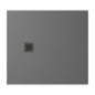 TRENECA Cast Marble Shower Tray 110x100cm, Cuttable selon votre Req, gris mat TRENECA Cast Marble Shower Tray 110x100cm, Cuttable selon votre Req, gris mat