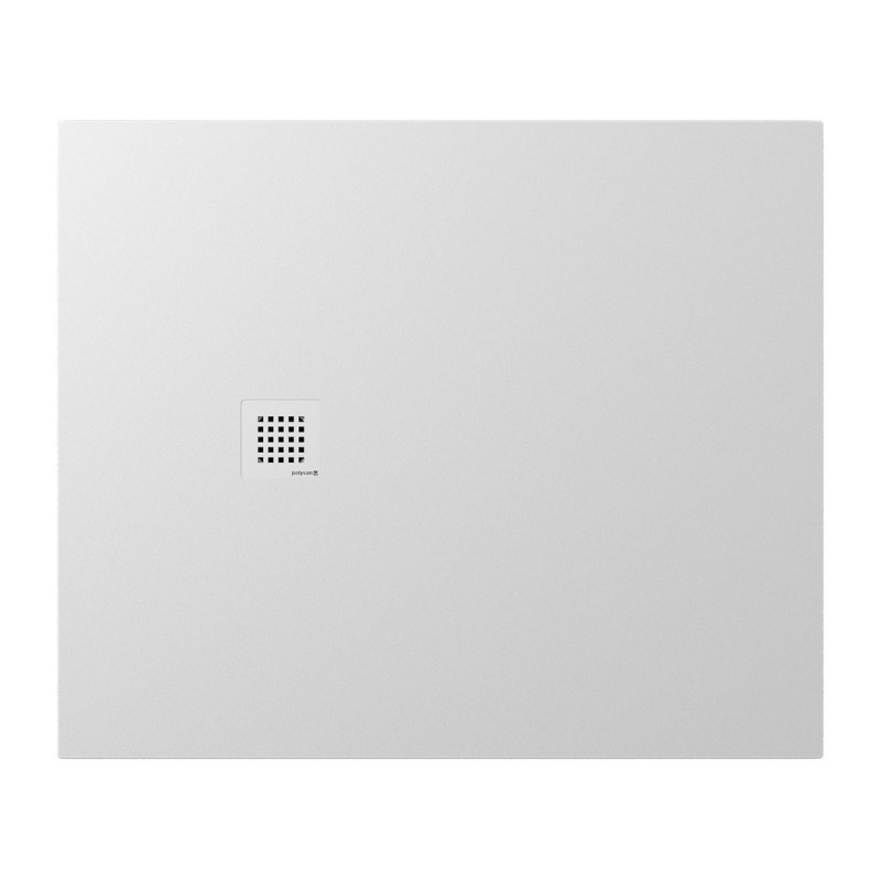 TRENECA Cast Marble Shower Tray 120x100cm, Cuttable selon votre Req, blanc mat TRENECA Cast Marble Shower Tray 120x100cm, Cuttable selon votre Req, blanc mat
