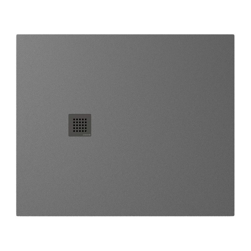 TRENECA Cast Marble Shower Tray 120x100cm, Cuttable selon votre Req, gris mat TRENECA Cast Marble Shower Tray 120x100cm, Cuttable selon votre Req, gris mat