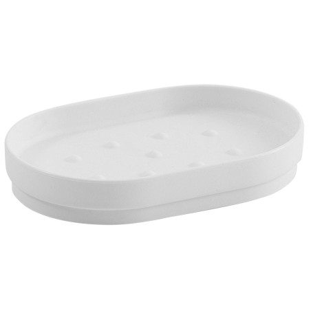 SHARON Plat de savon de qualité, blanc