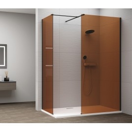 KAZUKO Plateau de douche en marbre, 150x90 cm, blanc