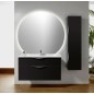 DARA CUT rétro-éclairé LED 20W, ø 100cm, feuille de chauffage