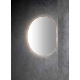 DARA CUT rétro-éclairé LED 20W, ø 100cm, feuille de chauffage