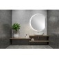 DARA CUT rétro-éclairé LED 20W, ø 100cm, feuille de chauffage