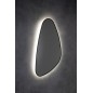 ELENA rétro-éclairé LED 20W, 68x96cm, noir mat