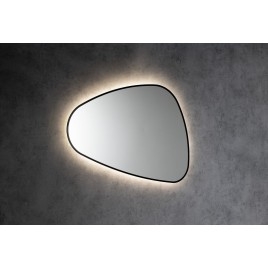 ELENA rétro-éclairé LED 20W, 68x96cm, noir mat