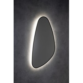 ELENA rétro-éclairé LED 20W, 68x96cm, noir mat