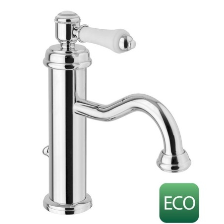 VIENNA Robinet de mélangeur de lavabo avec les déchets Pop Up, ECO Cartouche, chrome