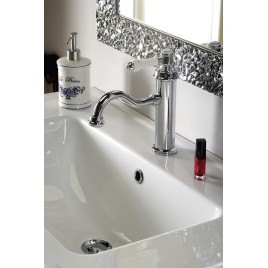 VIENNA Robinet de mélangeur de lavabo avec les déchets Pop Up, ECO Cartouche, chrome