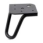 Pied de meubles, hauteur 103mm, noir mat