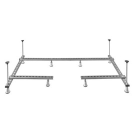 Construction de soutien pour bain rectangulaire 180x90cm