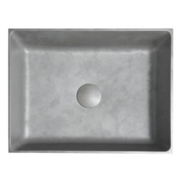 Robinet en béton de comptoir FORMIGO, 47,5x36,5cm, argent