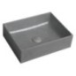 Robinet en béton de comptoir FORMIGO, 47,5x36,5cm, argent
