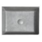 Robinet en béton de comptoir FORMIGO, 47,5x36,5cm, argent