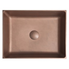 Robinet en béton de comptoir FORMIGO, 47,5x36,5cm, cuivre