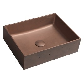 Robinet en béton de comptoir FORMIGO, 47,5x36,5cm, cuivre