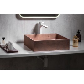 Robinet en béton de comptoir FORMIGO, 47,5x36,5cm, cuivre