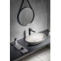 Lavabo en béton, 60x40cm, sable