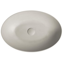 Lavabo en béton, 60x40cm, sable