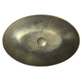 Lave-vaisselle en béton, 60x40cm, or