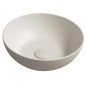 Lavabo en béton, dia 39cm, sable
