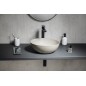 Lavabo en béton, dia 39cm, sable