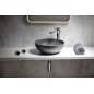 Lavabo en béton, dia 39cm, anthracite