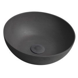 Lavabo en béton, dia 39cm, anthracite