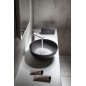 Lavabo en béton, dia 39cm, anthracite