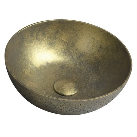 Lavabo en béton, dia 39cm, or