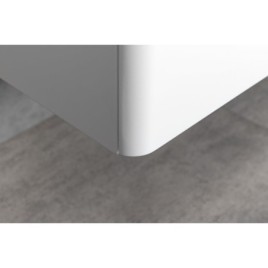 Unité de rangement haut de gamme DENEB 31x150x35cm L/R, mat blanc