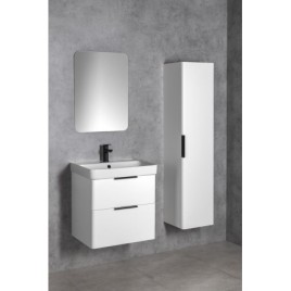 Unité de rangement haut de gamme DENEB 31x150x35cm L/R, mat blanc