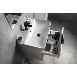 Unité de vanité DENEB 56,5x55x43,5m, tapis blanc