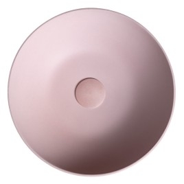 Robinet en béton de comptoir FORMIGO, dia 39cm, rose