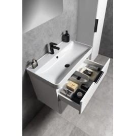 Unité de vanité DENEB 77,3x55x42,4cm, tapis blanc