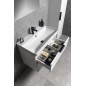 Unité de vanité DENEB 77,3x55x42,4cm, tapis blanc Unité de vanité DENEB 77,3x55x42,4cm, tapis blanc